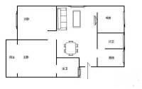 西湖明珠公寓3室2厅1卫95㎡户型图