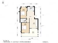 天阳棕榈湾二期2室1厅1卫78㎡户型图