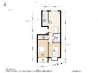 荆山翠谷2室2厅1卫100㎡户型图