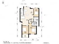 曙光嘉园3室2厅2卫140.2㎡户型图