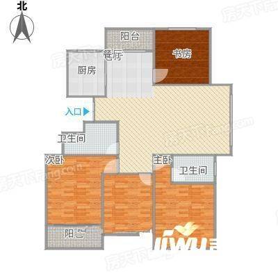 西溪水岸4室0厅0卫169㎡户型图