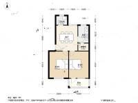 复兴弄2室1厅1卫66.6㎡户型图