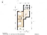 朝晖二区2室1厅1卫59.9㎡户型图