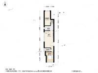 朝晖二区2室1厅1卫64.8㎡户型图