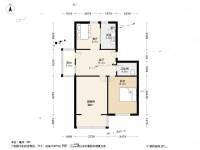 白泽弄3室1厅1卫83.1㎡户型图