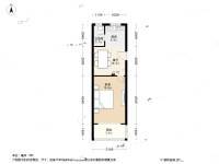 豆腐巷2室1厅1卫39.5㎡户型图