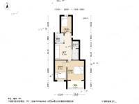 袁井巷3室2厅1卫67.8㎡户型图