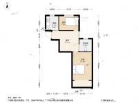 小河佳苑2室1廳1衛63.4㎡戶型圖