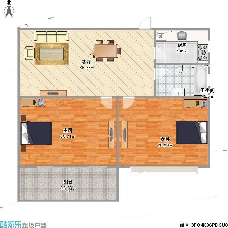 香槟国际2室0厅0卫161㎡户型图