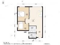 金沙居2室1厅1卫73.4㎡户型图