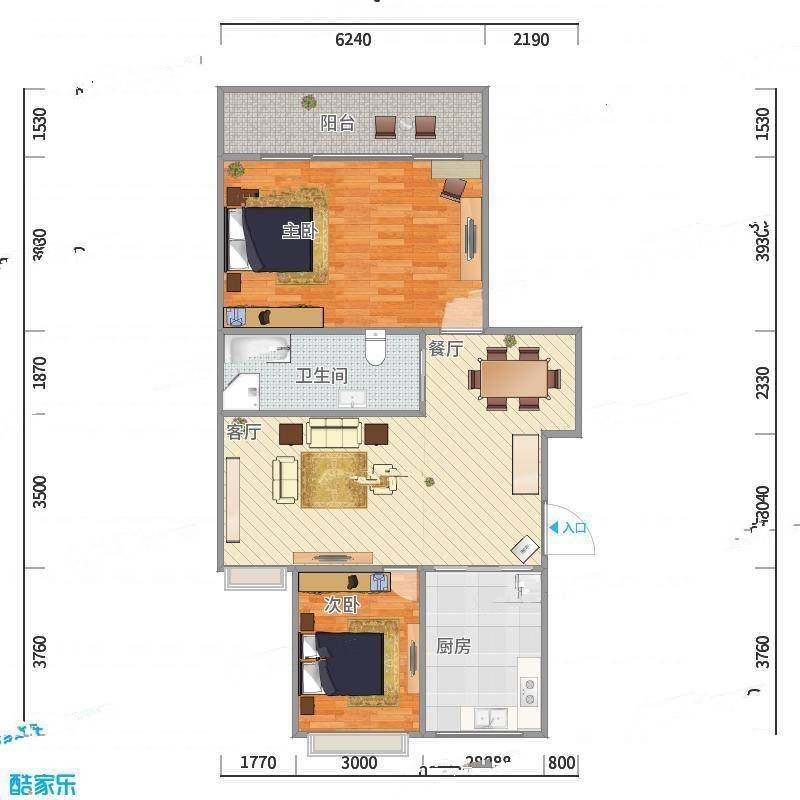 锦湖家园2室0厅0卫124㎡户型图