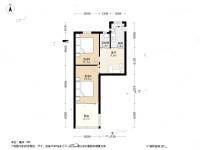 濮家新村2室1厅1卫59.3㎡户型图