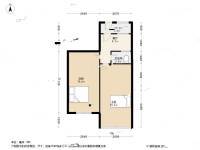 濮家新村2室1厅1卫46.6㎡户型图