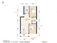 三里家园三区2室1厅1卫85.1㎡户型图