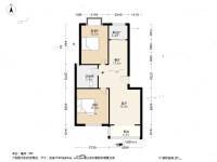 三里家园三区2室2厅1卫85㎡户型图