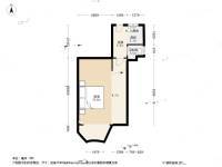 天运花园1室1厅1卫46.1㎡户型图
