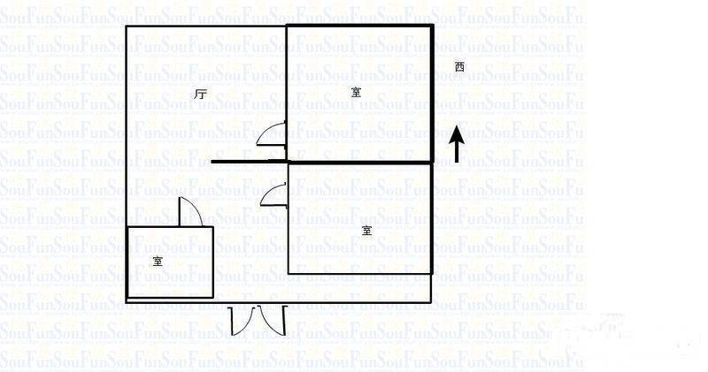 天苑大厦3室1厅0卫158㎡户型图