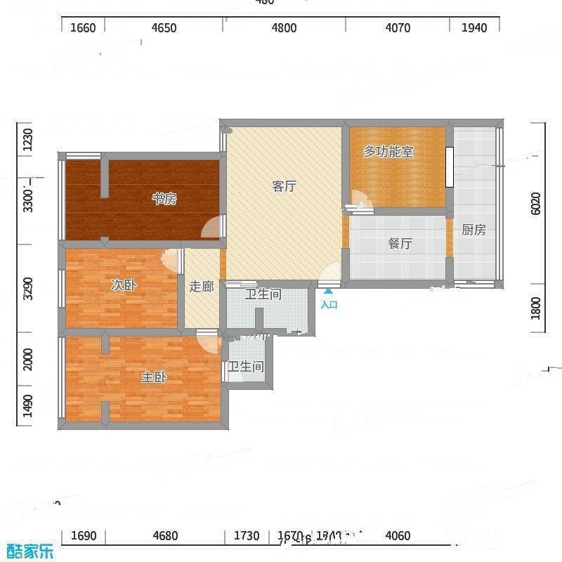 华天光明巷3室0厅0卫172㎡户型图