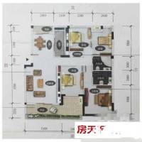 滨湖名邸4室2厅2卫158㎡户型图