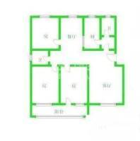 红艳社区4室1厅1卫96㎡户型图