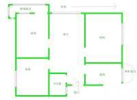 胜利街绿色家园3室2厅1卫91㎡户型图