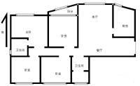 爱家国际华城二期4室2厅2卫142㎡户型图