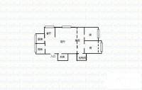 梅家山公寓3室2厅1卫131㎡户型图