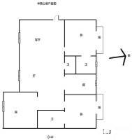 朝阳公寓3室2厅3卫146㎡户型图