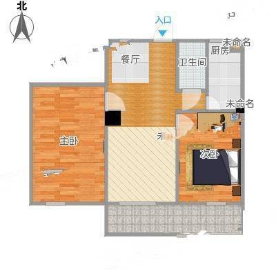 东方雅园2室0厅0卫75㎡户型图