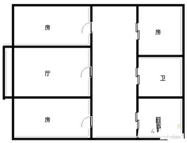 凌云小区3室2厅2卫169㎡户型图