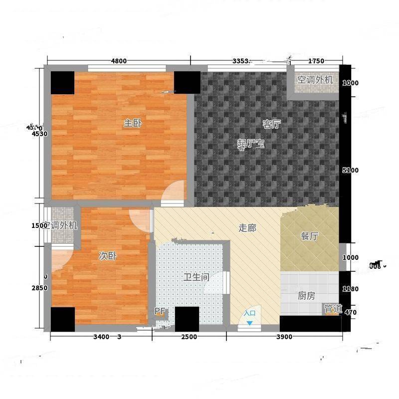 梅南山居碧水轩2室0厅0卫112㎡户型图