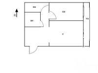 市政里1室1厅1卫76㎡户型图