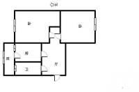 同安新里2室1厅1卫53㎡户型图