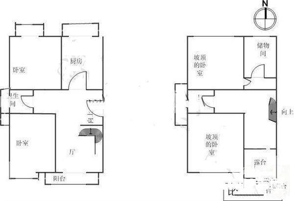 凯祥公寓4室2厅2卫162㎡户型图