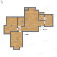 秋瑞家园2室1厅0卫88㎡户型图