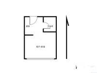 花样年喜年广场1室1厅1卫46㎡户型图