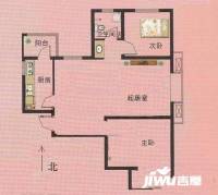 双港新家园新尚园2室2厅1卫95㎡户型图