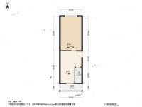 漓江里社区1室1厅1卫40㎡户型图