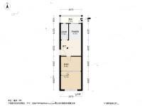 漓江里社区2室1厅1卫40.3㎡户型图