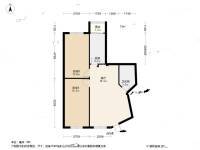 塘沽新华里2室1厅1卫89.3㎡户型图