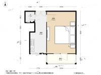 南丰里1室0厅1卫21.6㎡户型图