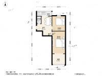 南丰里2室1厅1卫53.3㎡户型图