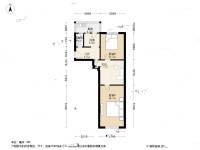 同安新里2室1厅1卫60.6㎡户型图