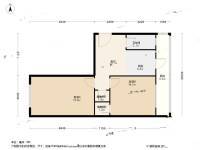 同安新里2室1厅1卫62.5㎡户型图