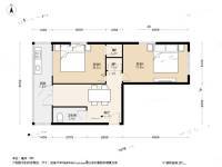 同安新里2室1厅1卫65.4㎡户型图