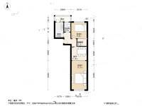 同安新里2室1厅1卫41.1㎡户型图