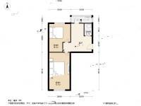 乐昌里2室1厅1卫60㎡户型图