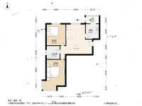 和平区和畅园2室1厅1卫92㎡户型图