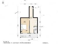 庆华里1室1厅1卫70.3㎡户型图