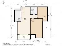 华城领秀万华里2室1厅1卫92.2㎡户型图